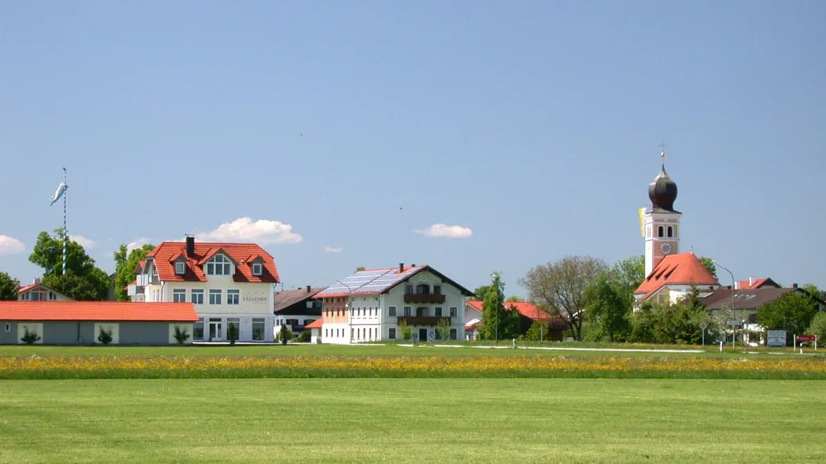 Stadtansicht von Bruckmühl