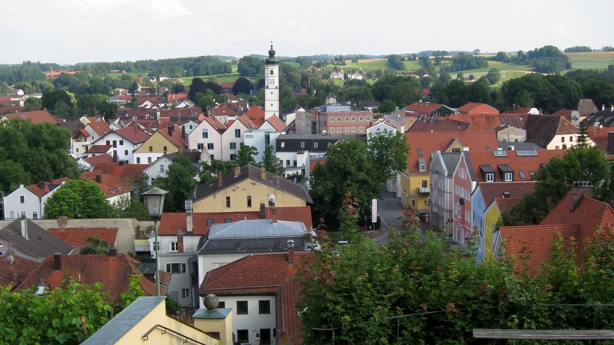 Stadtansicht von Dorfen
