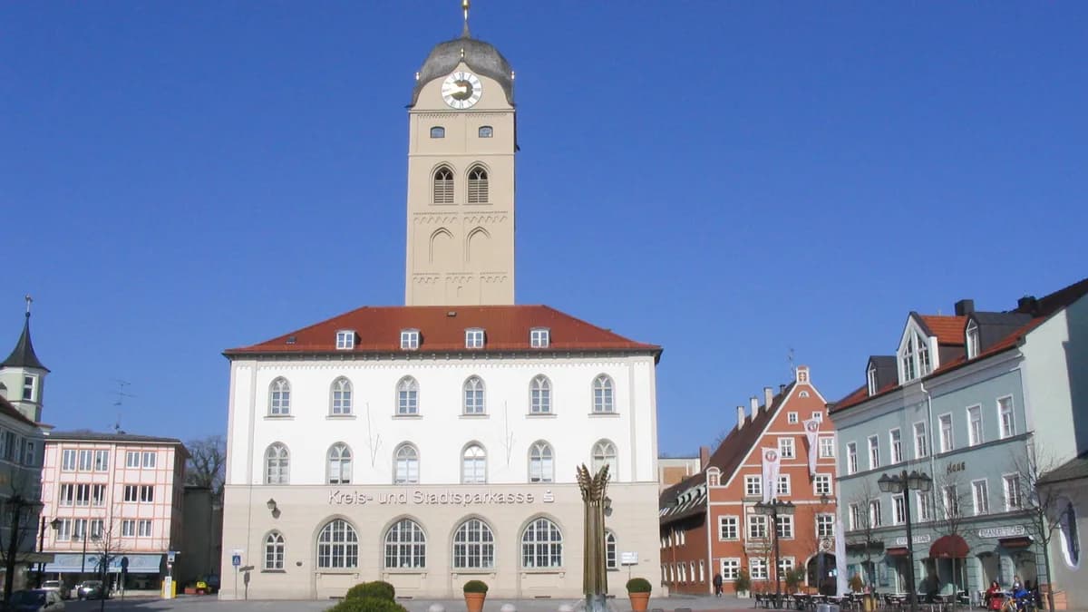 Stadtansicht von Erding