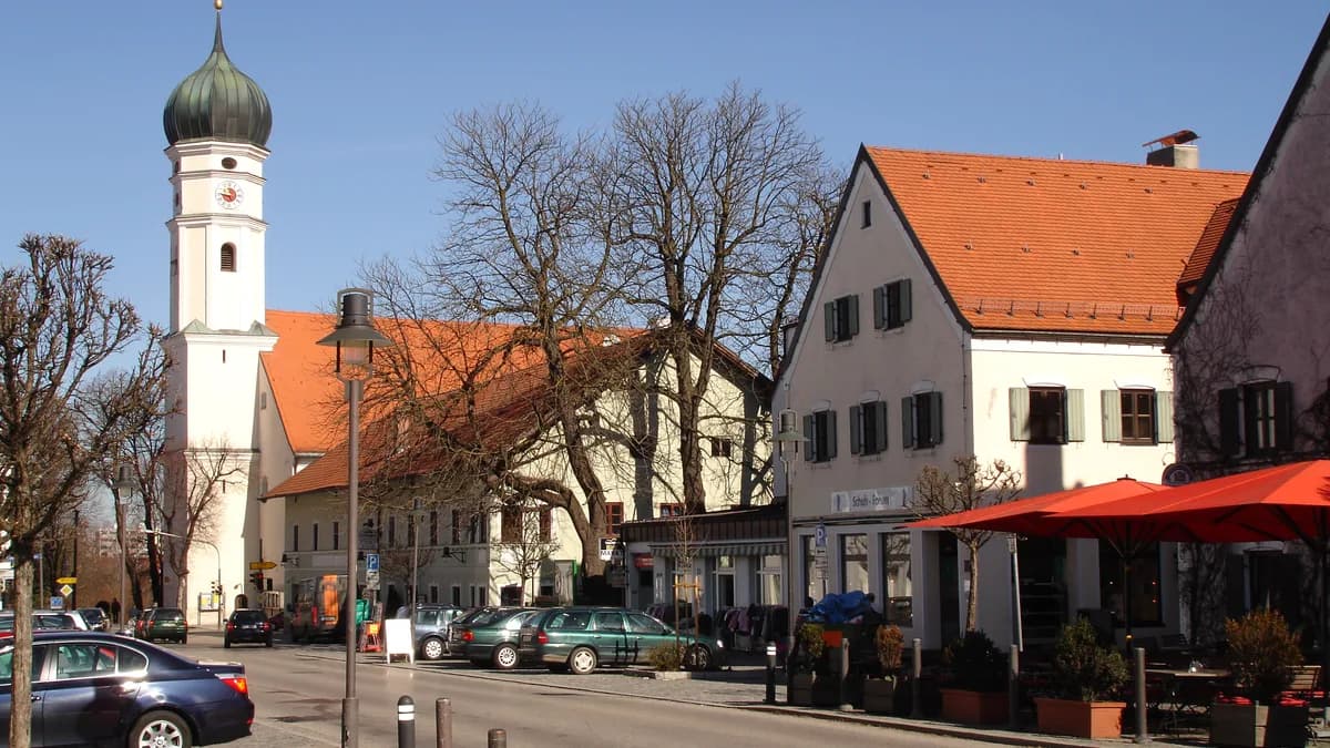 Stadtansicht von Markt Schwaben