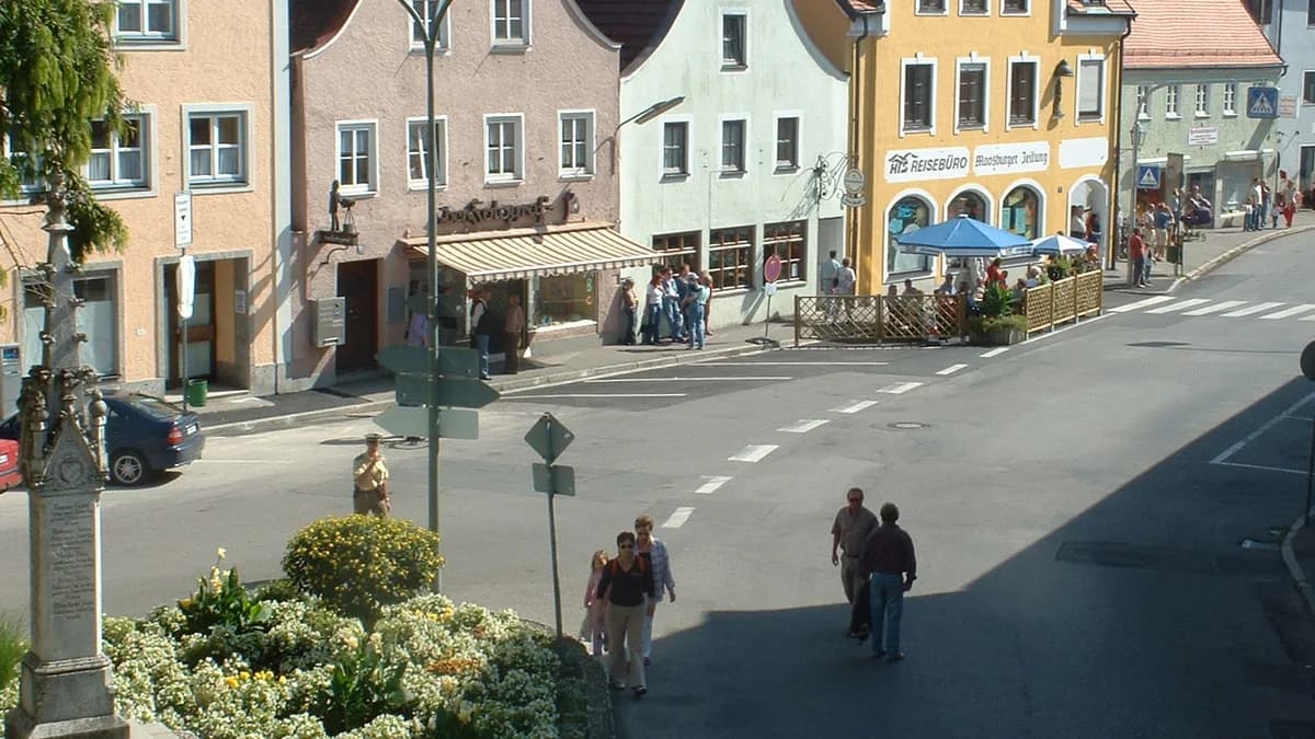 Stadtansicht von Moosburg an der Isar