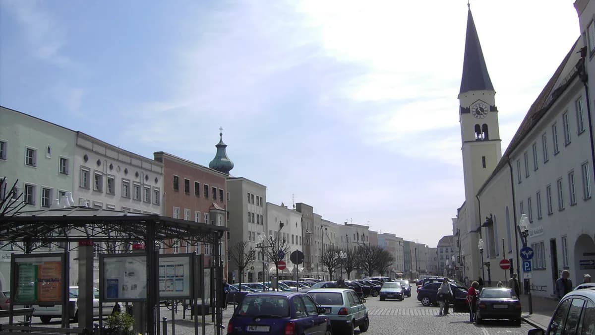 Stadtansicht von Mühldorf am Inn