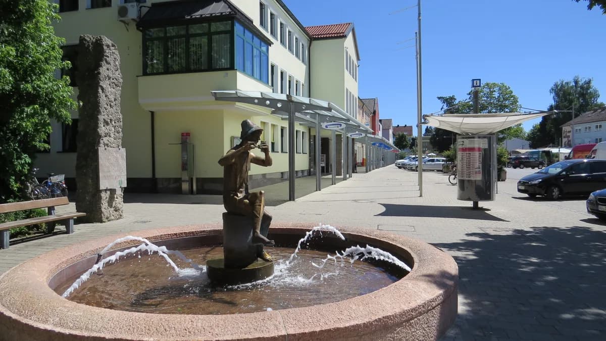 Stadtansicht von Traunreut